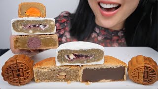 HAPPY MOONCAKE FESTIVAL ASMR EATING SOUNDS NO TALKING  SASASMR [upl. by Leonore]