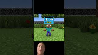 Super Herobrine vs Dinosaur 😂😂 minecraft minecraftanimation animation shortsminecraft shorts [upl. by Imojean156]