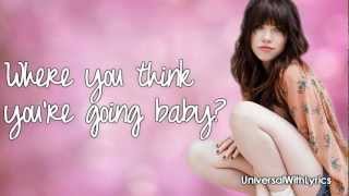 Carly Rae Jepsen  Call Me Maybe Lyrics Video HD [upl. by Caputo]