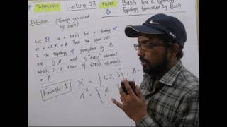 Topology  Lecture 3  Topology Generated by basis Examples [upl. by Nolava288]