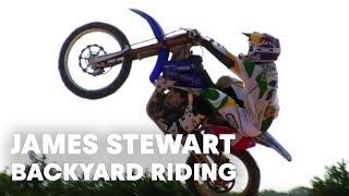 James Stewart Heli Shoot amp Backyard Riding Session [upl. by Ttenneb121]