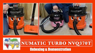 Numatic Turbo NVQ370T Vacuum Cleaner Unboxing amp Demonstration [upl. by Ylerebmik]