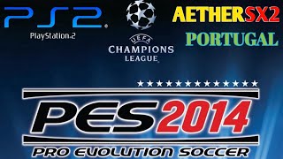 Aethersx2 PS2 Emulator  PES 2014 Portugal [upl. by Modie]