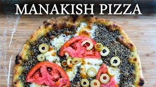 No MusicZaatar And Cheese Manakish Recipe  How To Make The BEST Middle East Pizza Roccbox Recipes [upl. by Ytsirhc]