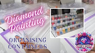 💎 Diamond Painting Organizing Containers  Nail Polish Rack ✨ [upl. by Aenea]