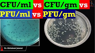 CFUml CFUgm PFUmL PFUgm Easy Formula Calculation Example [upl. by Snehpets]