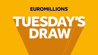 The National Lottery EuroMillions draw results from Tuesday 13 August 2024 [upl. by Drue]