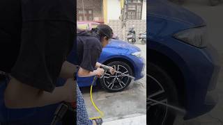 First car wash at home😛 with agaro car washer 🚙 agaro carwasher gimaashi Shorts [upl. by Sheng]