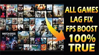 How To Fix Lag In AnyAll Games On Any PC  Low End PCHigh End Pc 2020 [upl. by Eilahs]