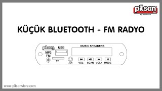 Pilsan Akülü Araba Radyo  MP3 Çalar Küçük Kullanımı [upl. by Afrikah]