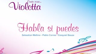 Violetta Habla Si Puedes en Karaoke  TKM [upl. by Hitchcock]