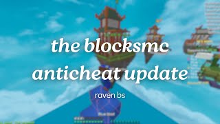 Hacking on BlocksMC with Raven BS  Free Client amp Config  KillAura Scaffold Tower NoSlow NoFall [upl. by Happ]