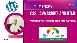 How to minify CSS JS amp HTML file  Wordpress speed optimization [upl. by Aihtnys]