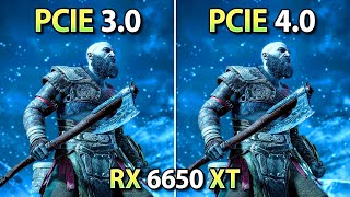 PCIe 30 vs 40  RX 6650 XT Does it Matter [upl. by Sioled]