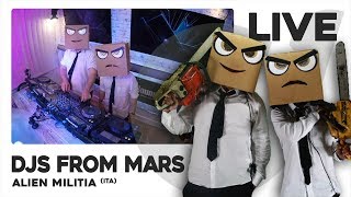 DJS FROM MARS  Live DJMix  Alien Militia ITA [upl. by Marji]