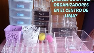 ¿DÓNDE COMPRAR ORGANIZADORES DE MAQUILLAJE EN EL CENTRO DE LIMA  SORTEO NACIONAL CERRADO [upl. by Letnahs831]