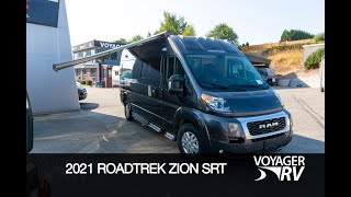 2021 Roadtrek Zion SRT Class B RV Video Tour  Voyager RV Centre [upl. by Neved]