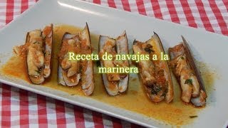 Receta fácil de navajas a la marinera [upl. by Astrix926]