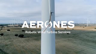 Aerones Wind Turbine Blade Maintenance Technology [upl. by Emmalyn]