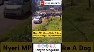 See How Nyeri Town MP was chased away for trying to bribe residents to Impeach Gachagua [upl. by Yrreb]