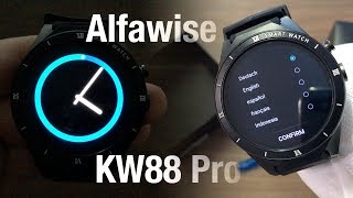 Alfawise KW88 Pro 3G Smartwatch  Unboxing [upl. by Ainsworth]