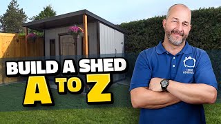 DIY How to Build a Shed A to Z [upl. by Brosine]