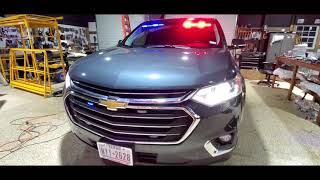 ILMODS  2019 Chevy Traverse STL Speedtech amp Feniex Siren amp Lights T3s Install Police [upl. by Uuge]