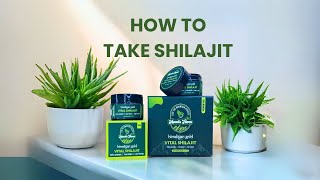 HOW TO USE VITAL SHILAJIT  Shilajit Kaise Khaya Jaaye [upl. by Garey]