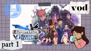 the crossover ever  professor layton vs phoenix wright ace attorney  vod 1 [upl. by Amat]