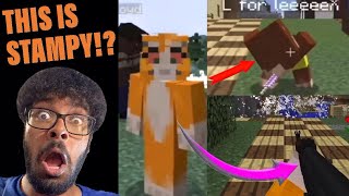 Stampylonghead…ON ZAZA  Most cursed Minecraft videos ever Reaction [upl. by Ardet147]