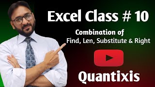 Excel Class  10  Intermediate Formulas Part  05 [upl. by Berneta]