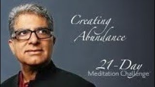 Day 19 DEEPAK CHOPRA 21 Days of Abundance Meditation Challenge Sat Chit Ananda [upl. by Kcirderfla281]