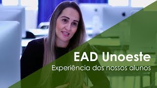 EAD Unoeste  Uma palavrinha dos nossos alunos [upl. by Eetnahc]