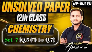 LEC04  Class 12th CHEMISTRY UNSOLVED 2024  Set7347FZ  BY ABHISHEK SINGH [upl. by Aenej624]