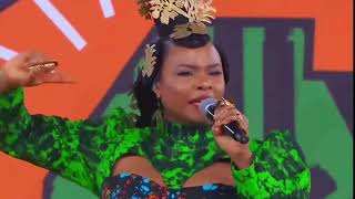 Yemi Alade Magic System and Mohamed Ramadan perform Akwaba at the AFCON opening ceremony [upl. by Imre6]