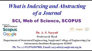 What is Journal Indexing amp Abstracting [upl. by Ayim]