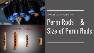 Perm Rods and Size of Perm Rods Perfect Perm Rod Set for any type of hair and any hair length [upl. by Thomas]