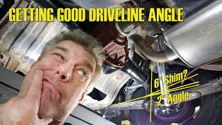 How To Figure Out Your Driveline Angle Episode 447 Autorestomod [upl. by Nyladnek]