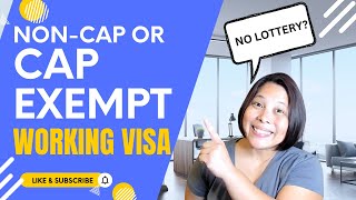 Discover Your Path To Nonprofitcap Exempt H1b Visa No Lottery [upl. by Neema]