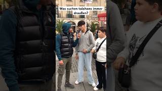 Was Suchen Talahons immer draußen interview shorts talahon humour [upl. by Schnurr]