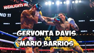 Pertandingan Berkelas  Gervonta Davis  Maryland  VS Mario Barrios  Texas  Highlights HD [upl. by Koran]