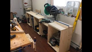 Miter Saw Station Pt1 [upl. by Memberg]