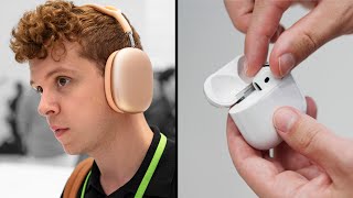 Probando los AirPods 4  AirPods Max en los nuevos colores [upl. by Eanod]