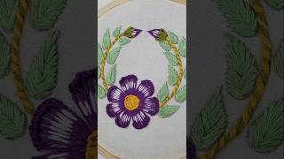 creative art embroidery  Rope Stitch tulipart1407 [upl. by Fugate]