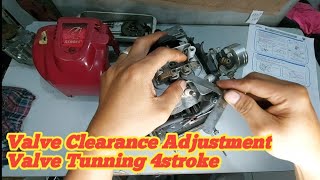 Gx35 4stroke gas scooter engine valve cleareance adjustment [upl. by Veronike]