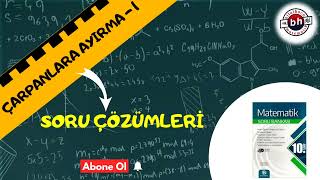 Çarpanlara Ayırma  1  Bilgi Sarmal 10Sınıf Soru Bakası tyt ayt matematik [upl. by Eliathas]