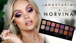 NEW ANASTASIA NORVINA PALETTE TUTORIAL [upl. by Noevart]