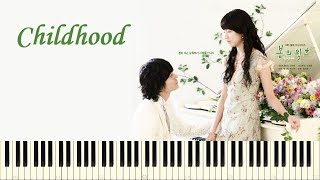 ♪ Spring Waltz OST Childhood  Piano Tutorial [upl. by Saenihp]