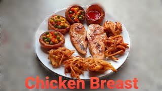 Chicken Breast without Oven Chicken Breast Grill Recipe [upl. by Ydualc]