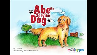 Abe the Service Dog  Childrens Book Read Aloud [upl. by Annirak353]